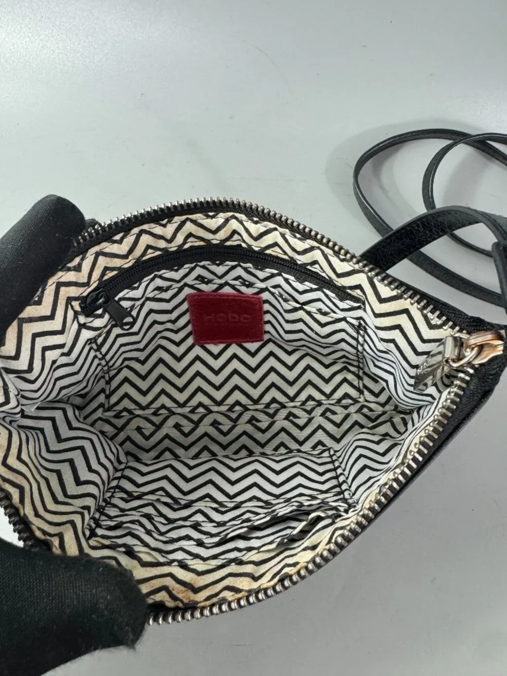 Hobo International Black Leather Crossbody Shoulder/Crossbody Bag